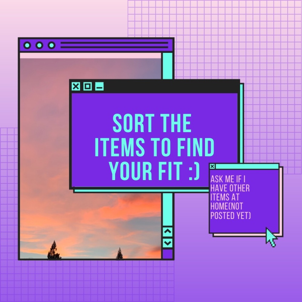 Sort, men,women, kids!